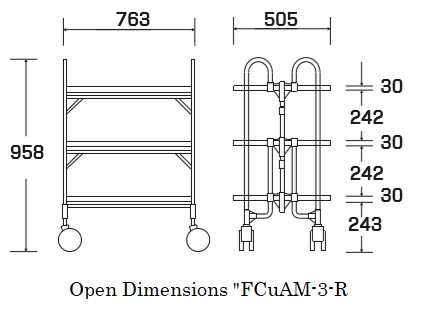 Open dimensions "FCuAM-3-R"
