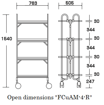 Open dimensions "FCuAM-4-R"