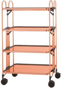 Copper folding table wagon "FCuAW-4-RT