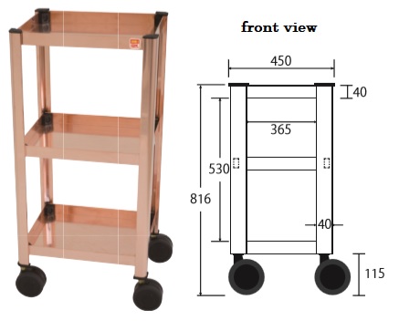 MRI-applicable rack_castor